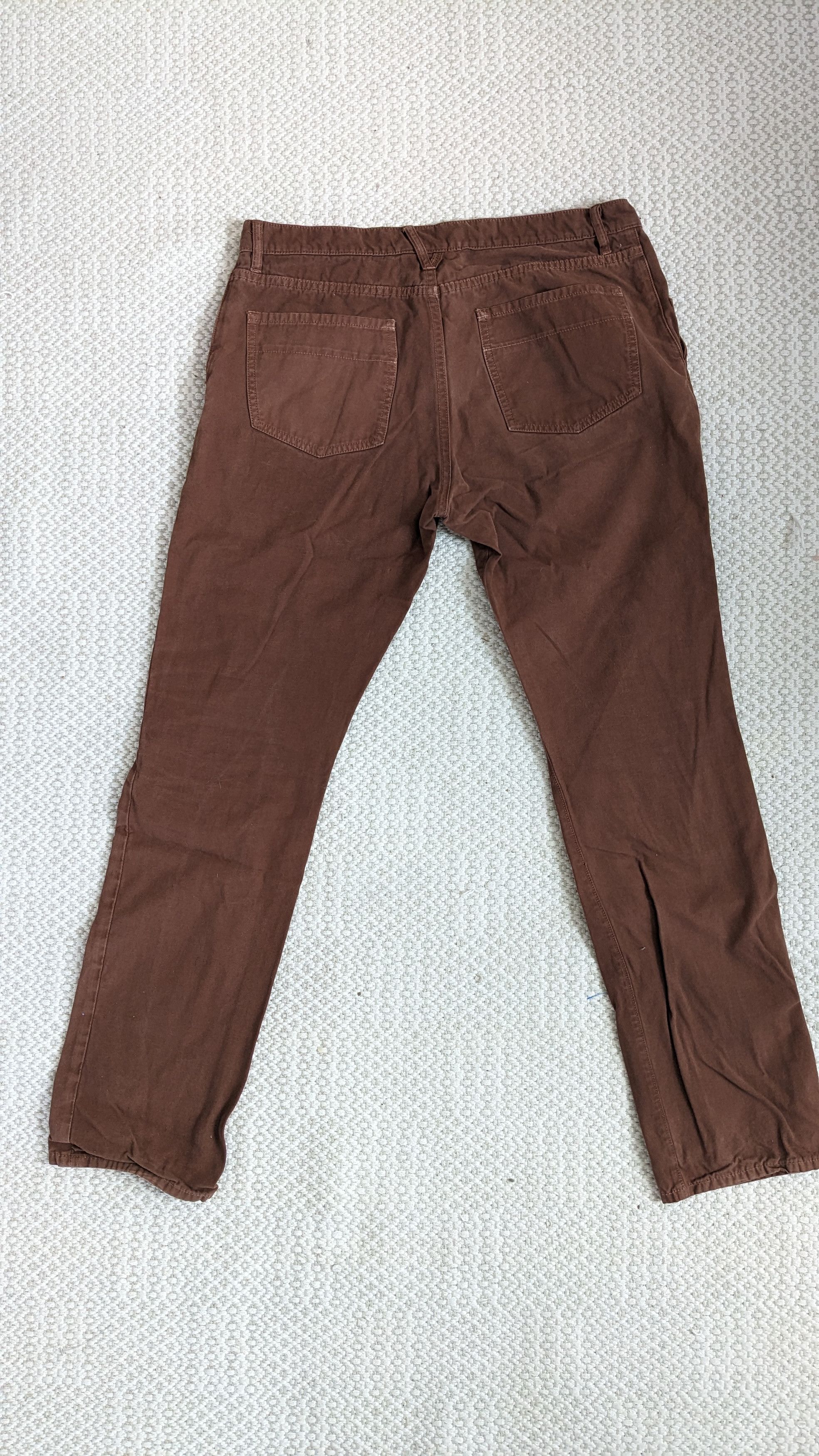 Raleigh Denim Raleigh Denim Jones Cut Brown Khaki Pants 34x32 Size US 34 / EU 50 - 4 Thumbnail