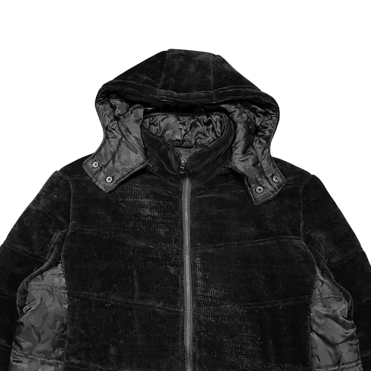 In The Attic Vintage In The Attic Corduroy Puffer Hooded Jacket Size US L / EU 52-54 / 3 - 2 Thumbnail