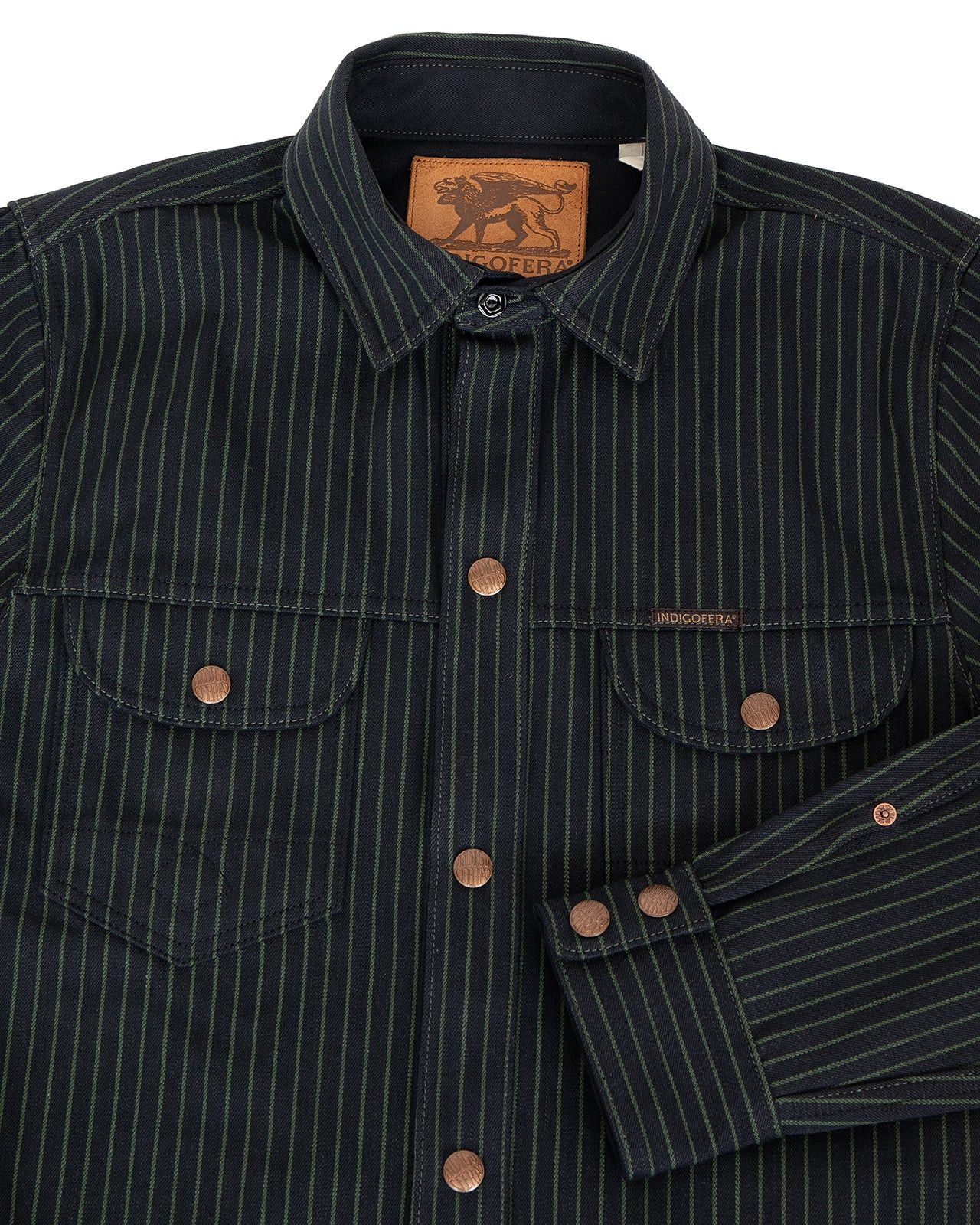 Designer × Indigofera Indigofera Copeland Jacket - Viridescent Stripe Size US M / EU 48-50 / 2 - 3 Thumbnail