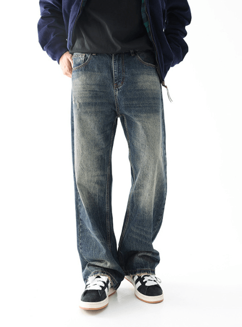 Japanese Brand Trendy street retro loose distressed flared jeans y2k Size US 32 / EU 48 - 1 Thumbnail