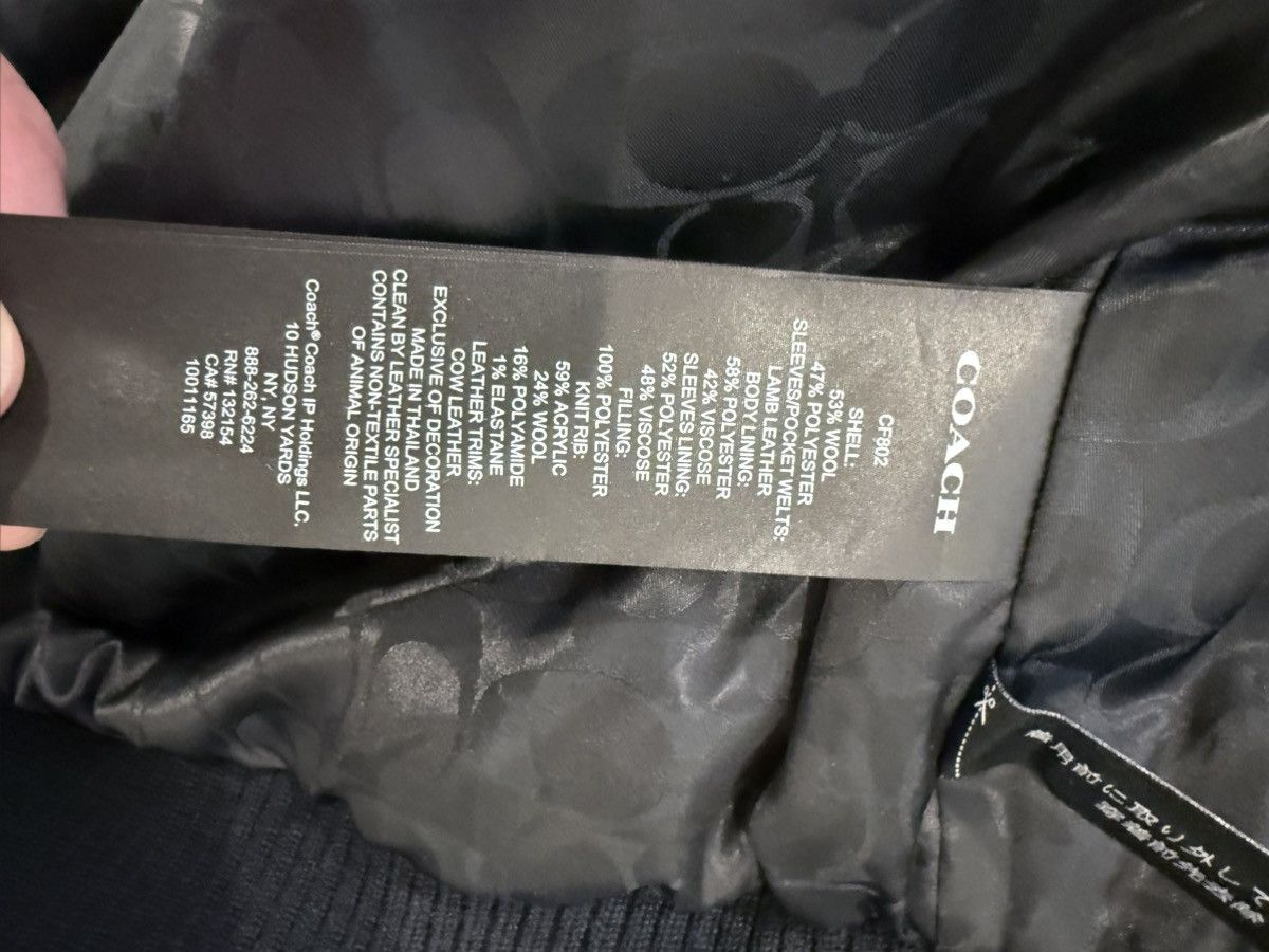 Coach Coach Varsity Jacket Size US XL / EU 56 / 4 - 4 Thumbnail