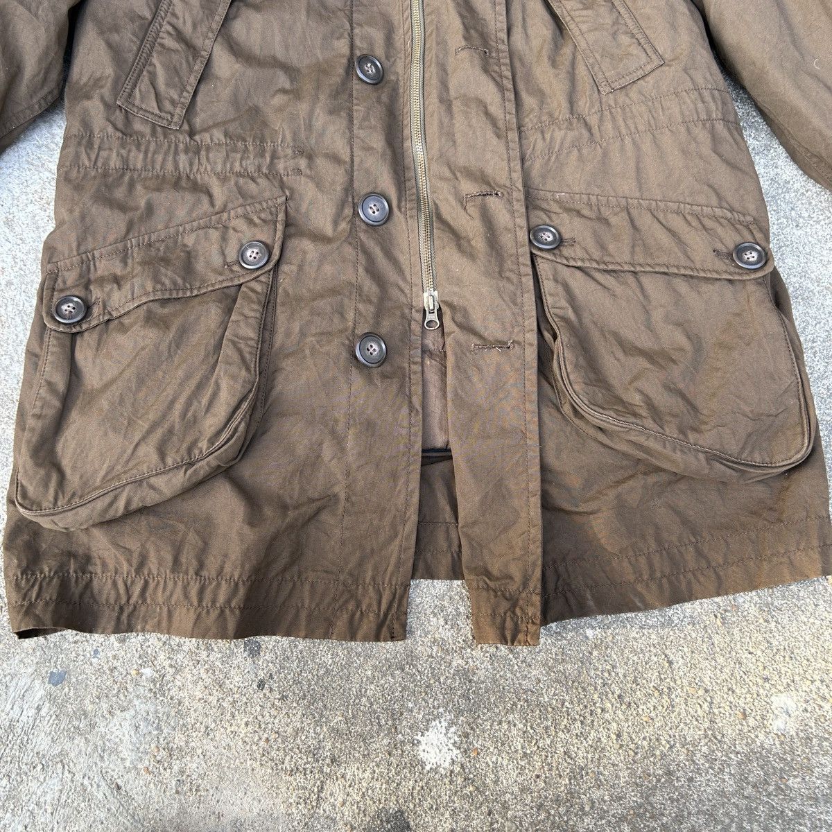 If Six Was Nine × Le Grande Bleu (L.G.B.) × PPFM Vintage PPFM Fur Parka Jacket 🧥 Size US M / EU 48-50 / 2 - 6 Thumbnail