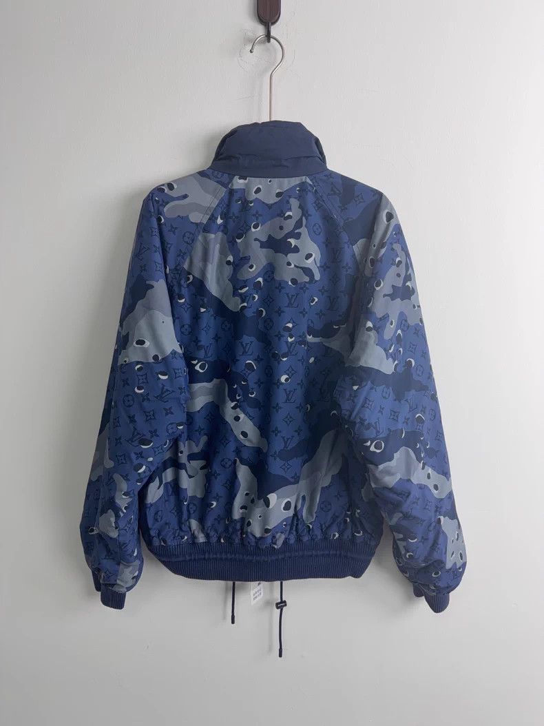 Louis Vuitton Louis Vuitton Blue Camouflage Full Print Reversible Cotton Size US M / EU 48-50 / 2 - 2 Thumbnail
