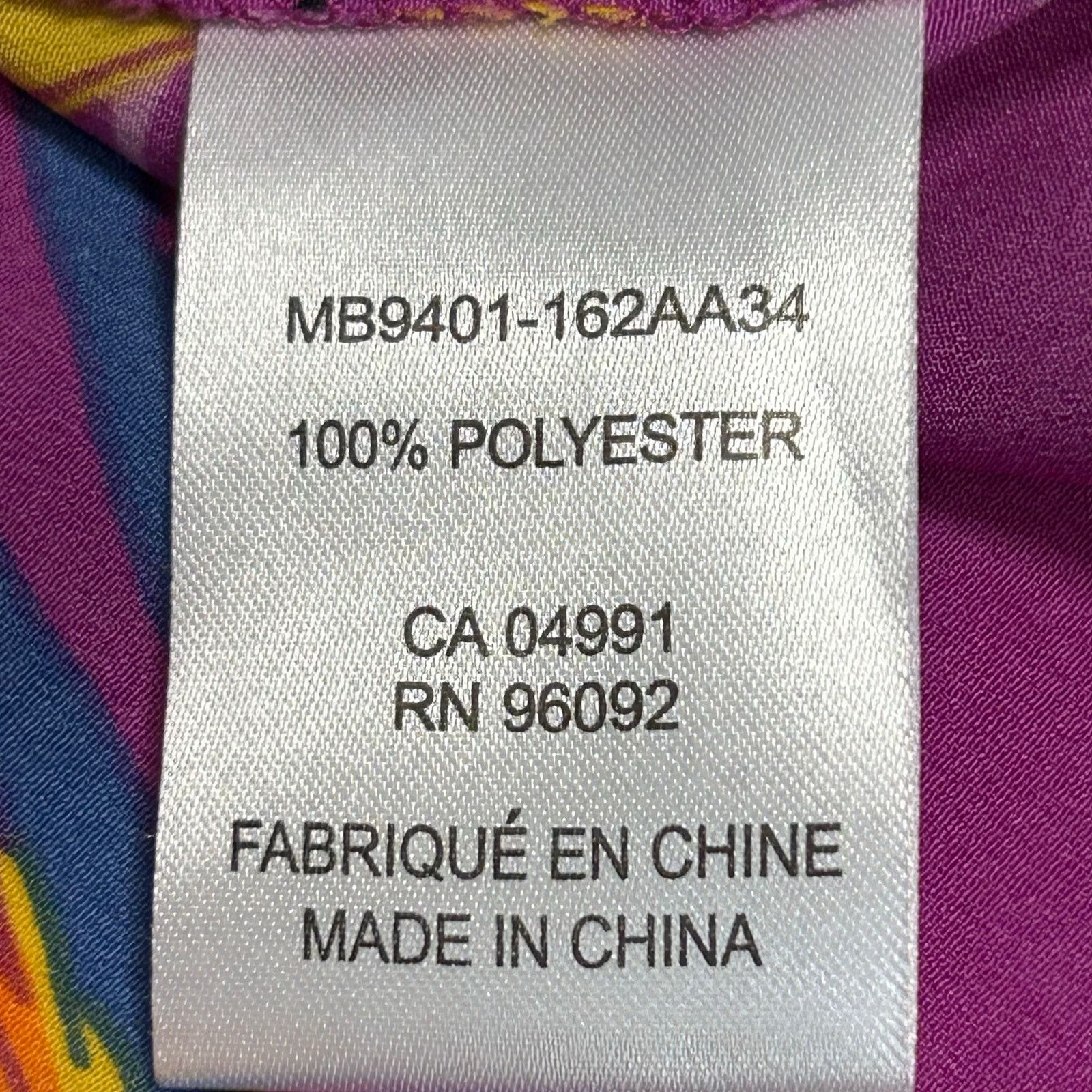 Other Dalia Floral Satin Camisole Tank Fuchsia Sleeveless Large Size L / US 10 / IT 46 - 7 Thumbnail