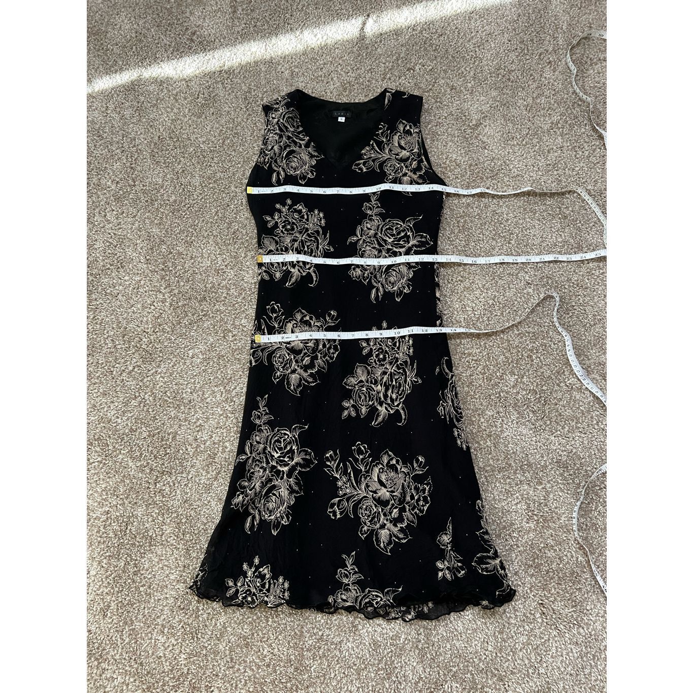 Other Lapis women Dress Silk Black Floral size S Size S / US 4 / IT 40 - 6 Thumbnail