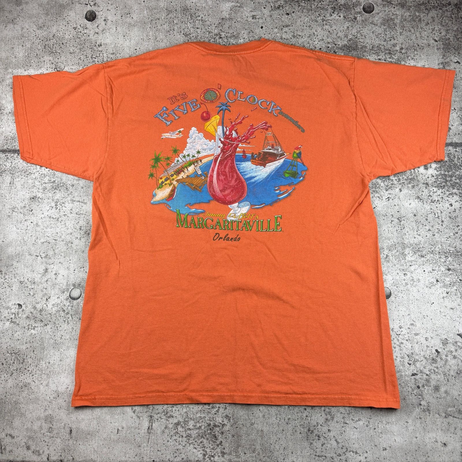 Vintage Margaritaville Jimmy Buffet Shirt It's 5 O'clock SomewhereXL Size US XL / EU 56 / 4 - 1 Thumbnail