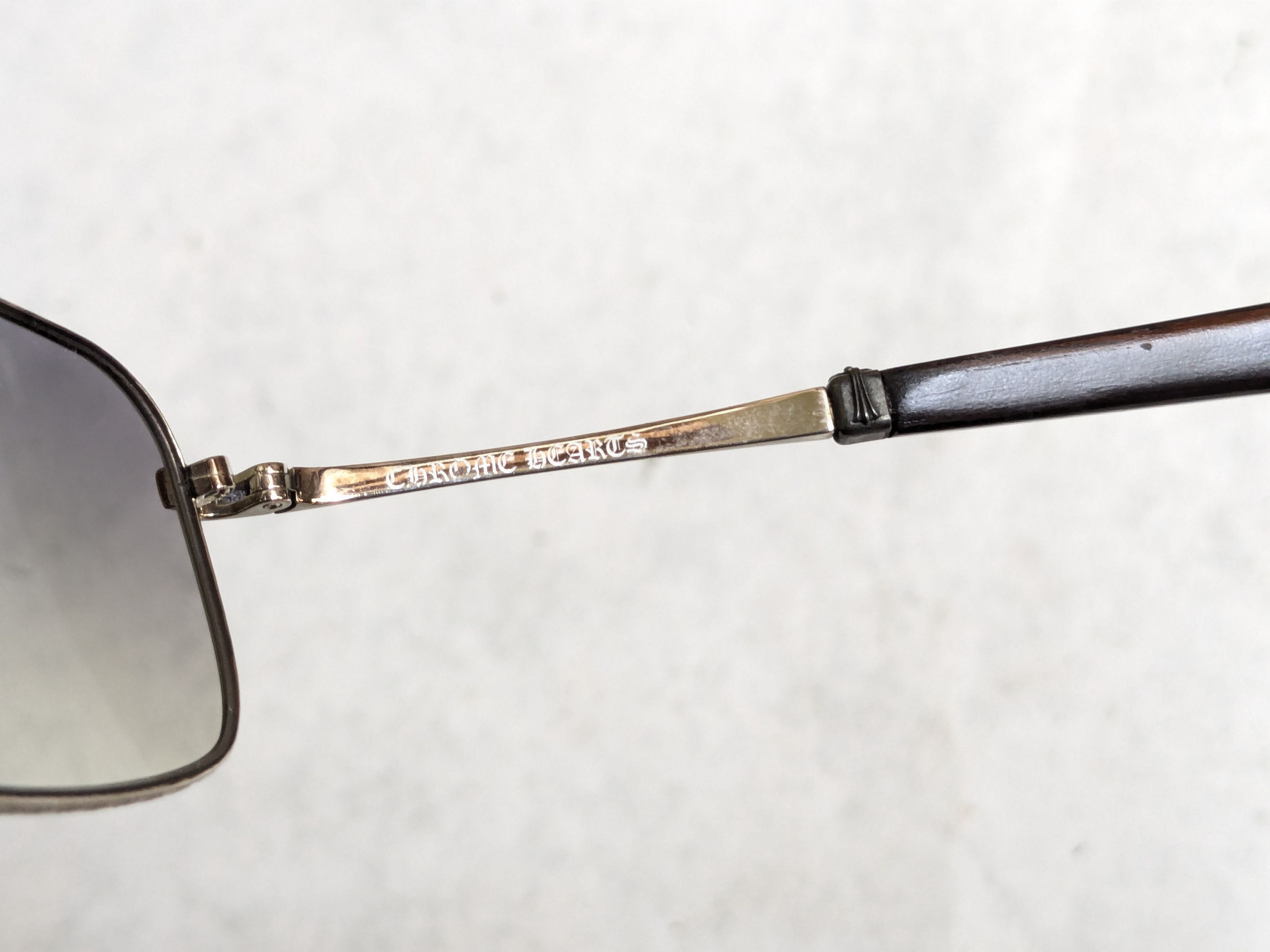 Chrome Hearts Chrome Hearts Skysaw I Sunglasses Blue Gradient Size ONE SIZE - 10 Thumbnail