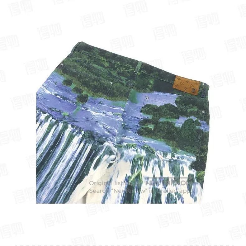 Louis Vuitton Louis Vuitton Landscape print jeans Size US 32 / EU 48 - 8 Thumbnail