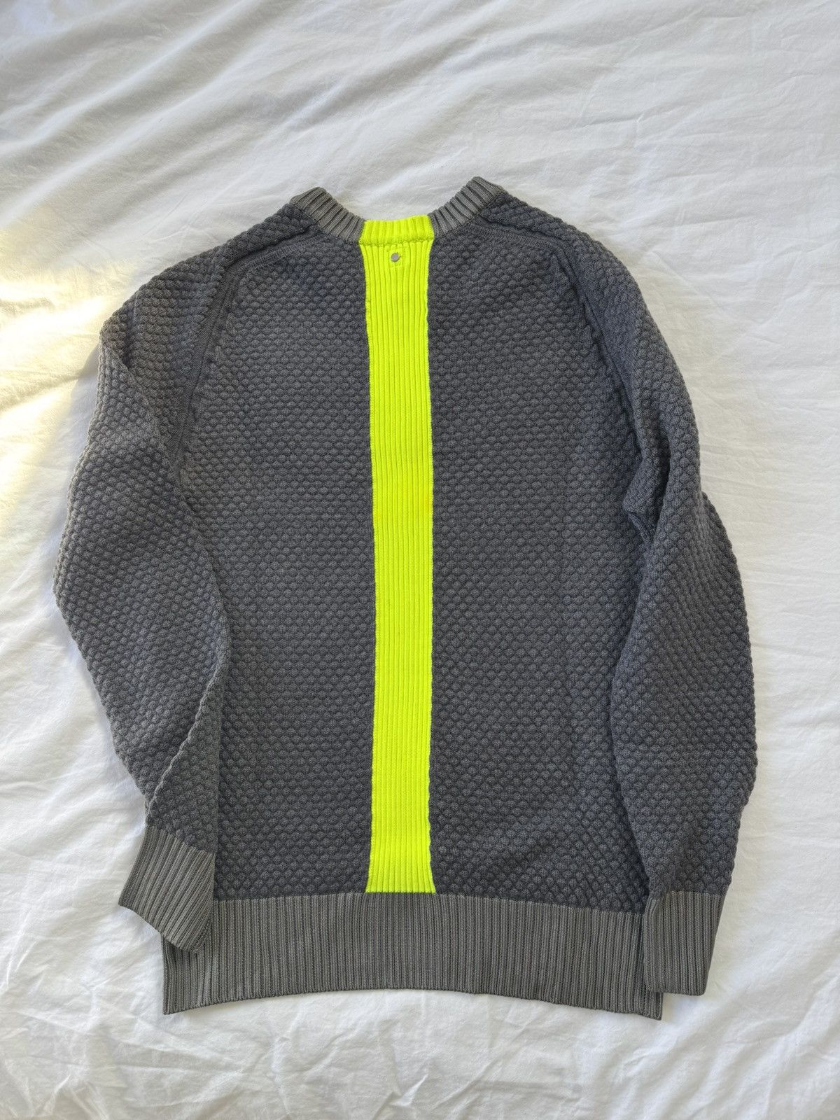 OAMC Knit sweater with neon stripe Size US M / EU 48-50 / 2 - 2 Thumbnail