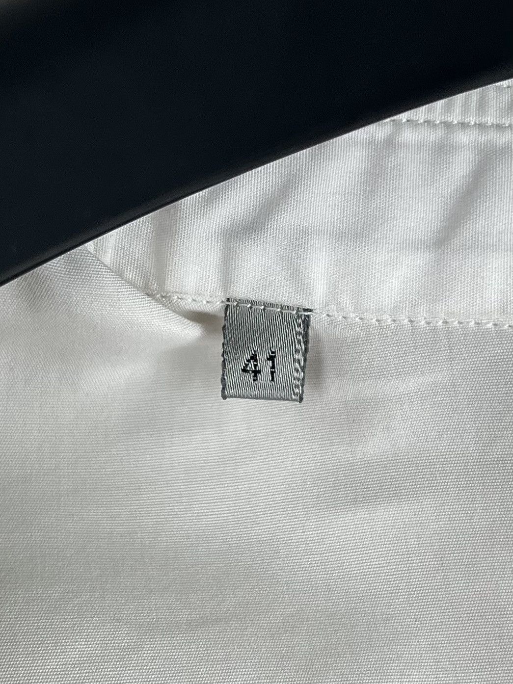 Dior DIOR Shirt Button Up Embroided Metal Stripes White Men's Size US L / EU 52-54 / 3 - 12 Thumbnail