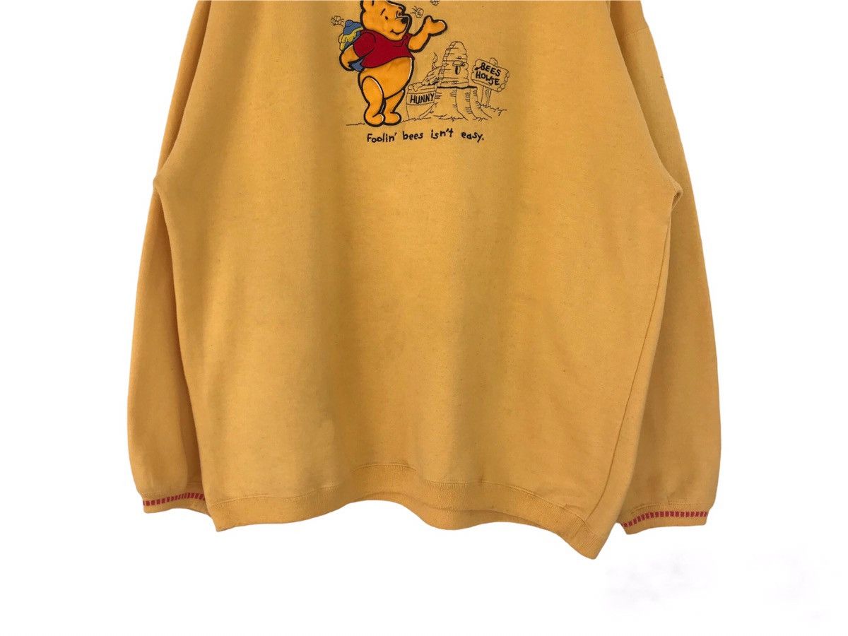 Disney × Vintage Vintage POOH embroidery logo crewneck sweatshirt Size US XL / EU 56 / 4 - 2 Thumbnail