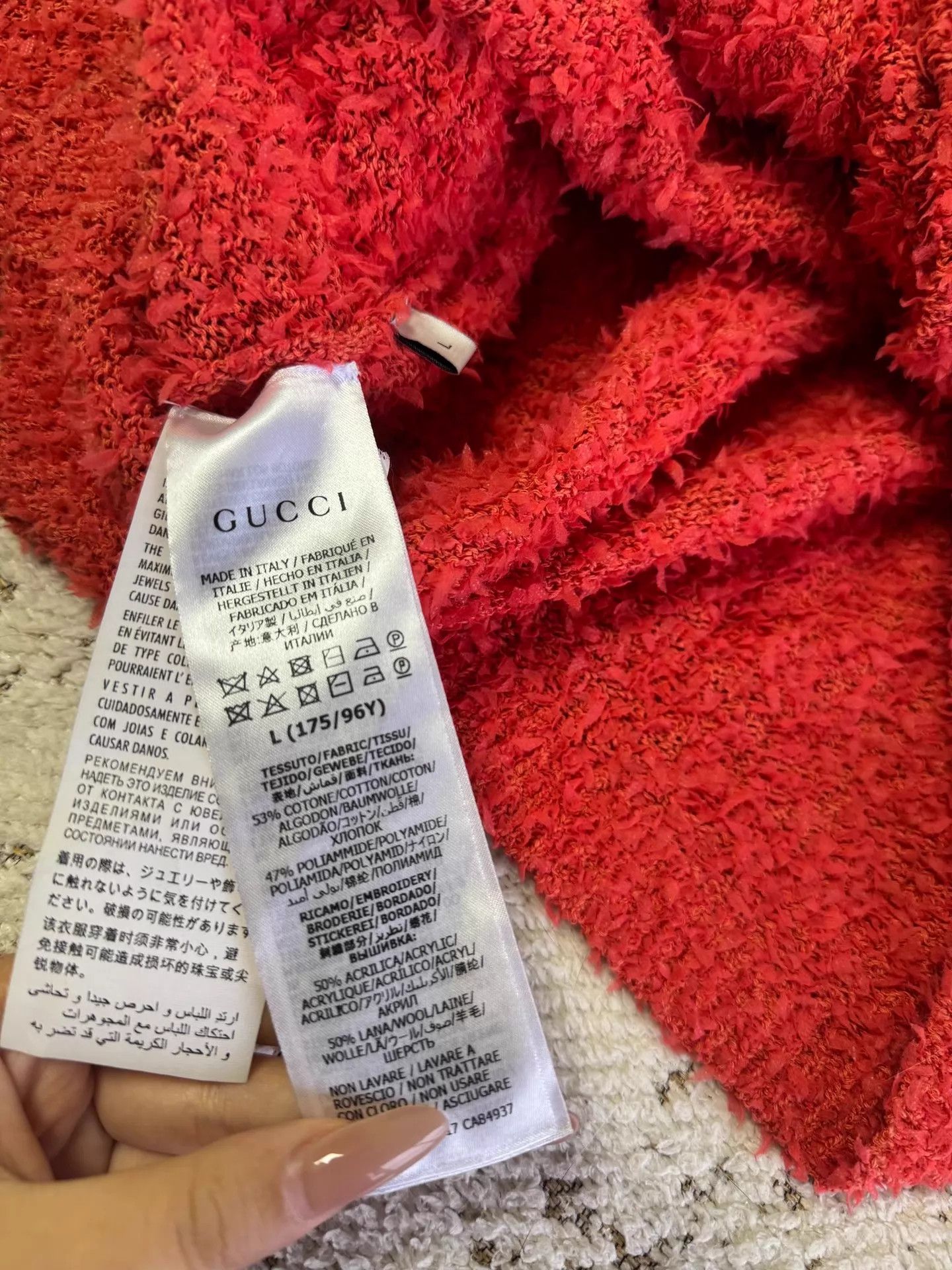 Gucci Gucci Tangerine Cardigan L Size L / US 10 / IT 46 - 4 Thumbnail