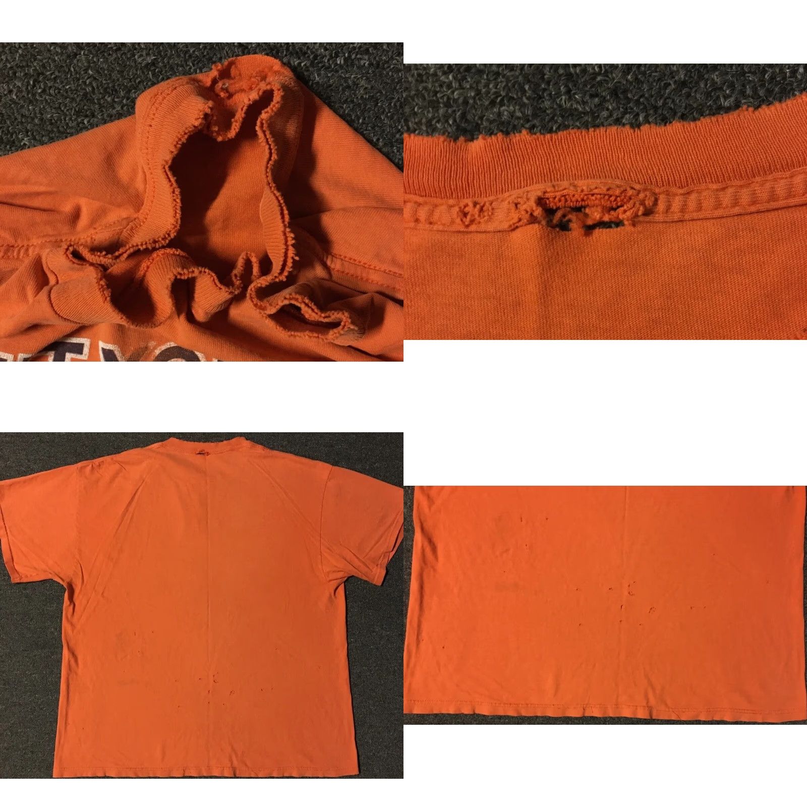 Thrasher VINTAGE I’m Trying To Ignore You Thrashed Faded Shirt XL Orange Mens T-Shirt 80s 90s Grunge Sarcasm Funny Saying Distressed Size US XL / EU 56 / 4 - 8 Thumbnail