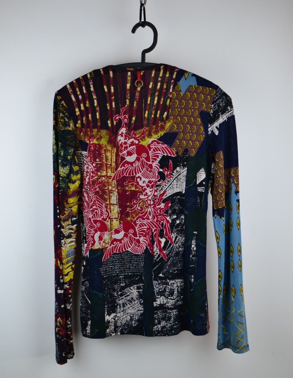 Japanese Brand Save The Queen Top Size Y2K Asian Cavalry Art To Wear Boho Size M / US 6-8 / IT 42-44 - 5 Thumbnail