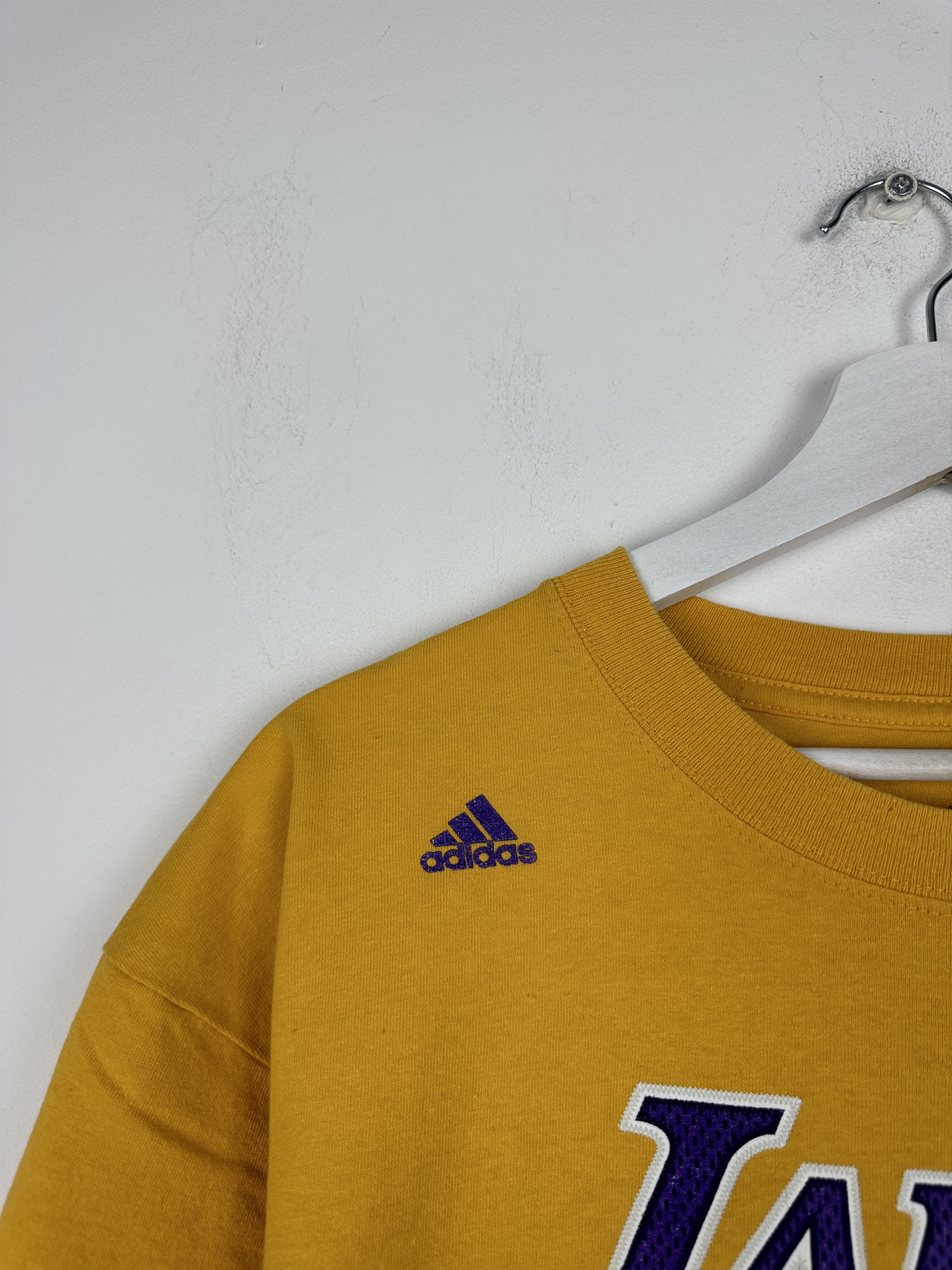 Adidas #24 Kobe Bryant Lakers Adidas NBA TShirt Tee Jersey Swingman Size US L / EU 52-54 / 3 - 8 Thumbnail