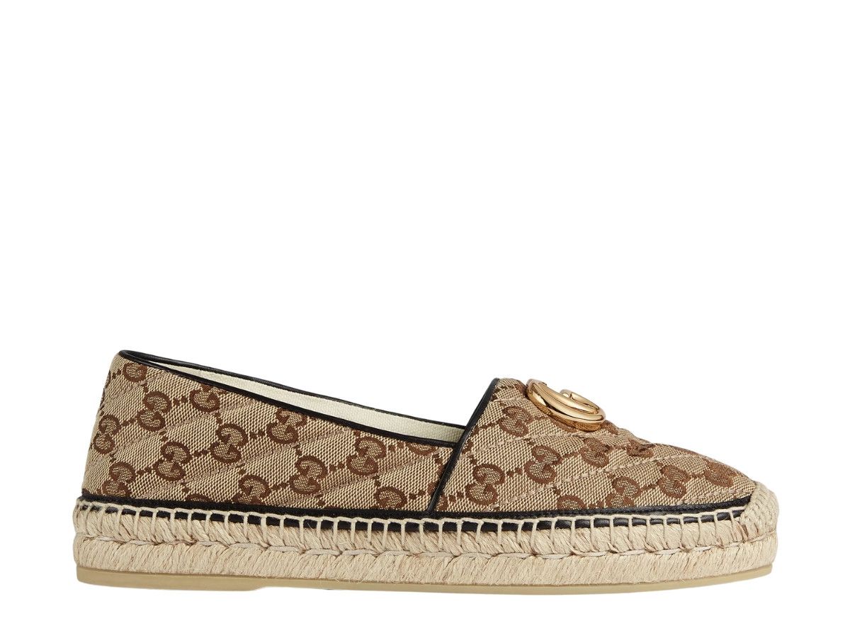 o1s1wg110225 GG Matelassé Canvas Espadrilles in Multicolor