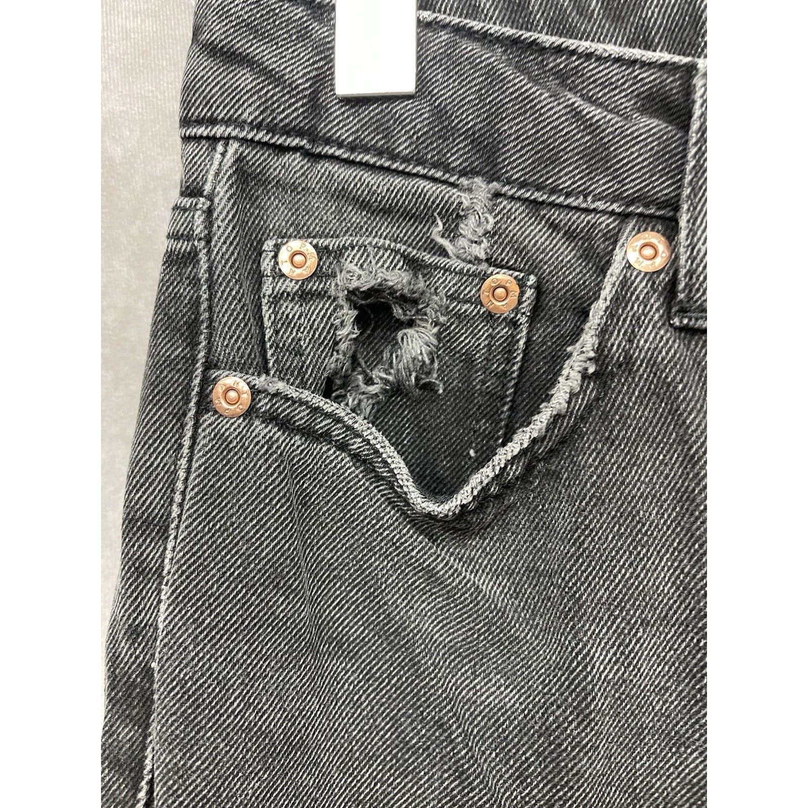 Topman Topman Jeans Mens 28x30 Slim Tapered Fit Faded Distressed Bl Size US 28 / EU 44 - 4 Thumbnail