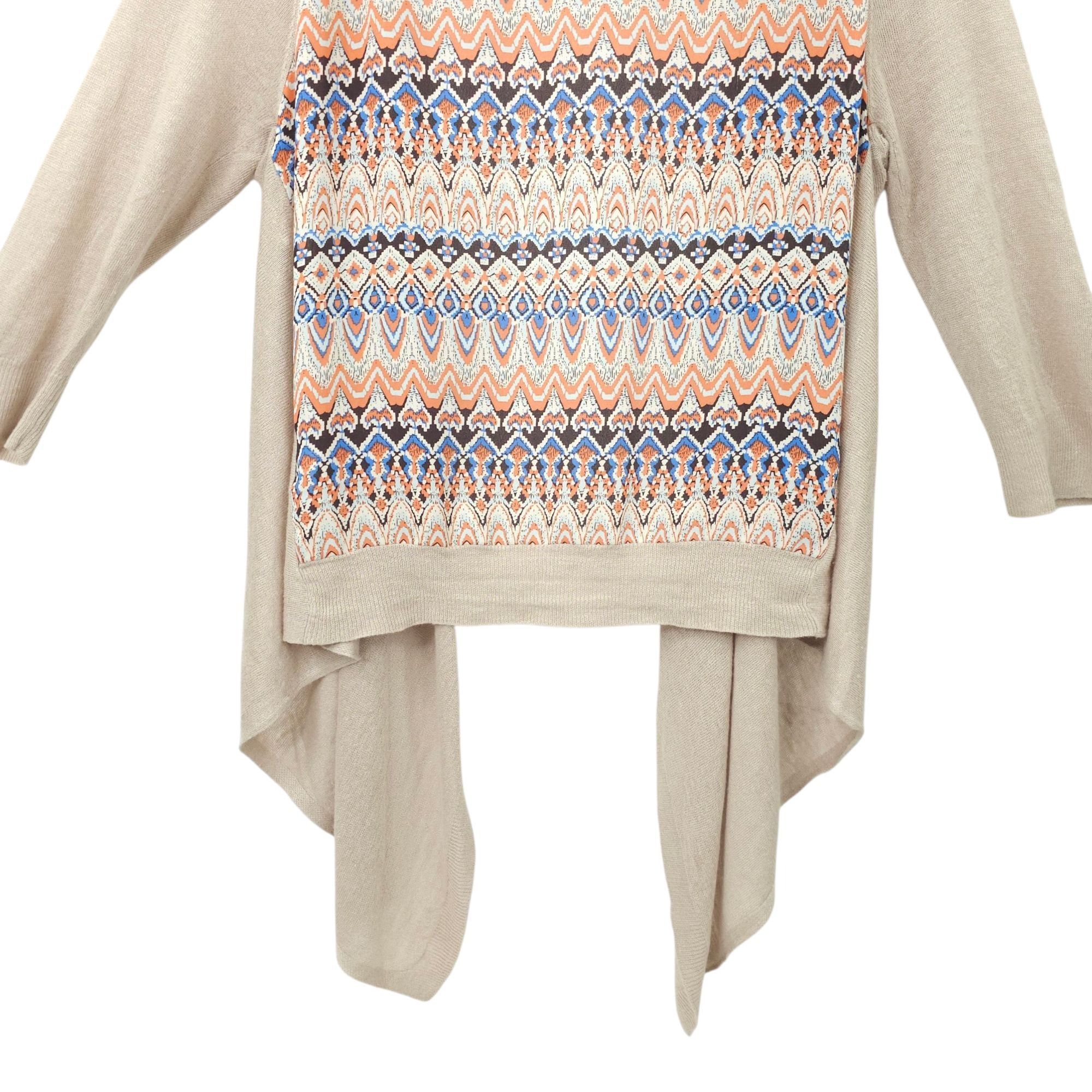 Chicos Chicos Open Front Cardigan Womens Size 1 US M/8 Sweater Tan Size M / US 6-8 / IT 42-44 - 14 Thumbnail