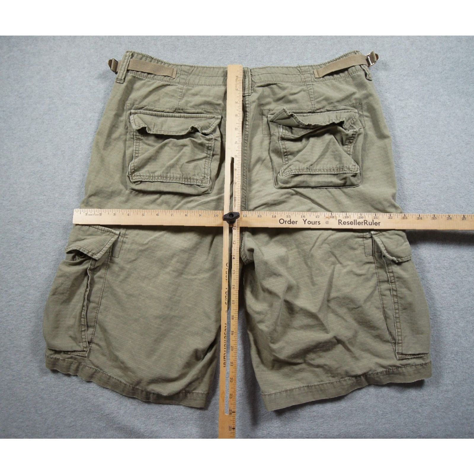 Polo Ralph Lauren Vintage Polo Jeans Ralph Lauren Shorts Mens 36 Green Cargo Ripstop Baggy Y2K Polo Ralph Lauren Shorts Mens 36 Green Cargo Ripstop Baggy Y2K Size US M / EU 48-50 / 2 - 7 Thumbnail