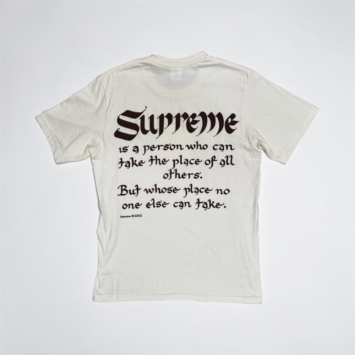 Supreme Supreme Person Tee SS22 Size US S / EU 44-46 / 1 - 2 Thumbnail