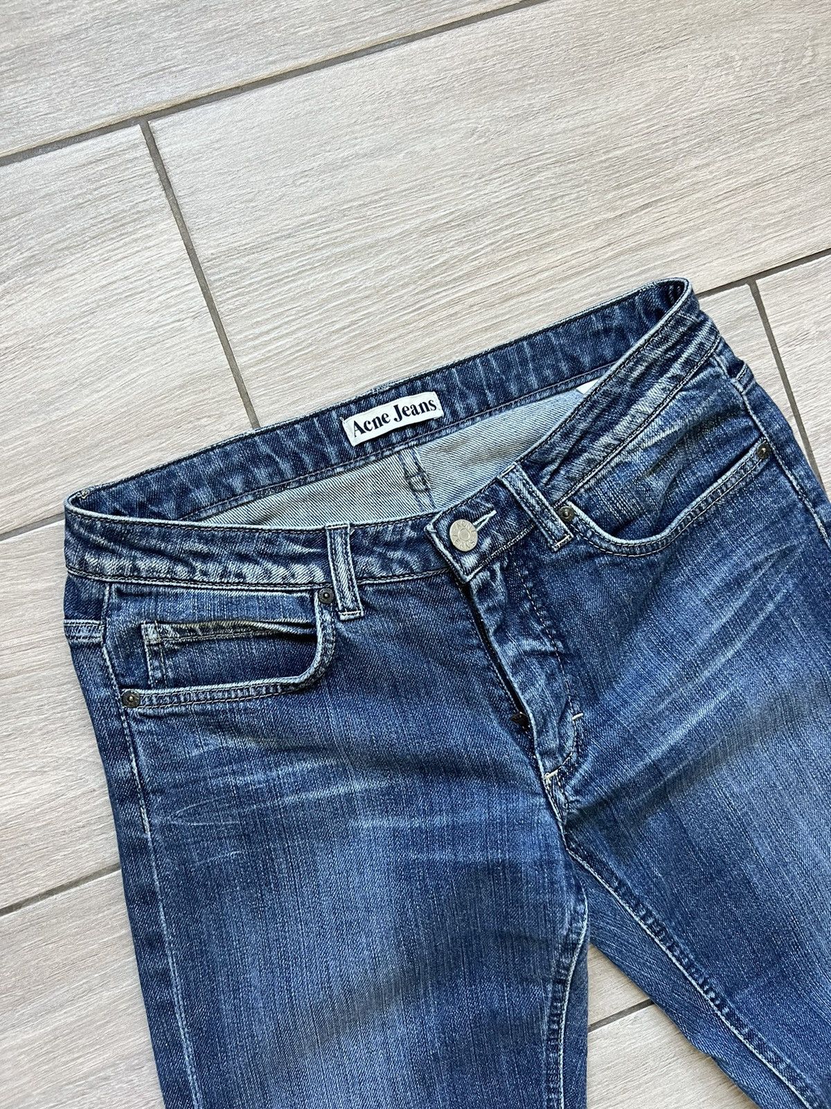 Acne Studios Acne Studio Distressed Denim Blue Pants Size US 29 - 5 Thumbnail