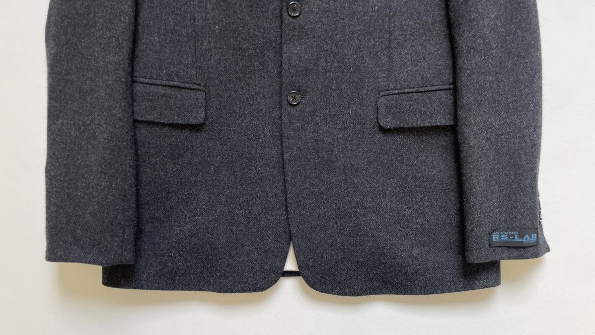 Raf Simons A/W 2020 Charcoal Grey Wool Blazer Size 38R - 6 Thumbnail