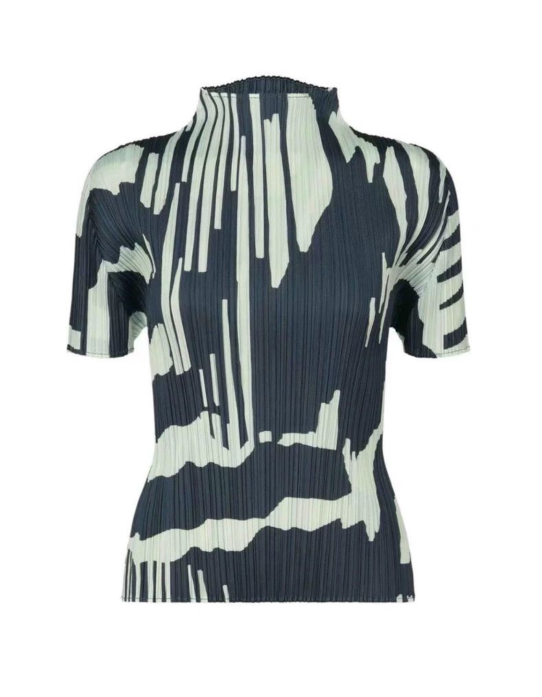 Issey Miyake issey miyake size:3 Black and white short sleeves Size XXS / US 00 / IT 34 - 1 Thumbnail