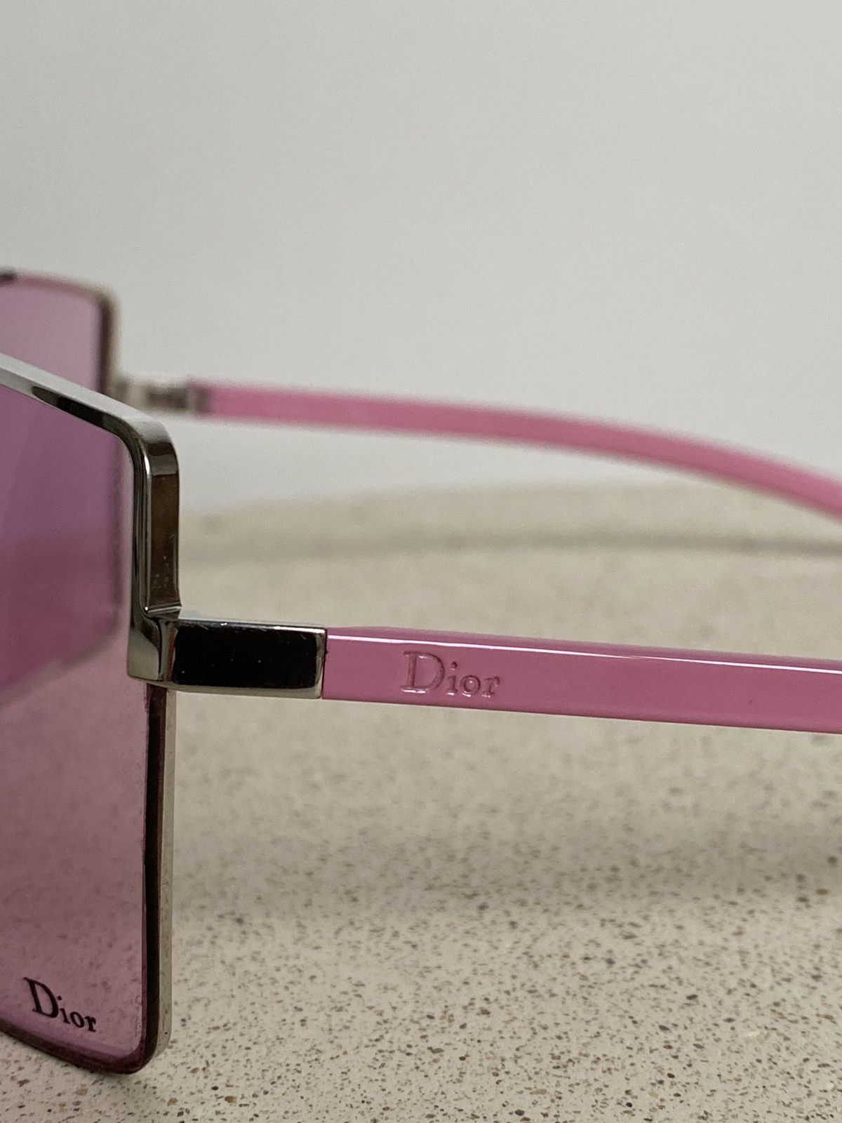 Dior Dior John Galliano Viktim 1 Pink Shield Mask Sunglasses Size ONE SIZE - 7 Thumbnail