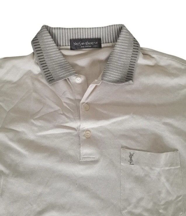 Vintage × Yves Saint Laurent YSL vintage Yves Saint Lauren Polos Size US L / EU 52-54 / 3 - 2 Thumbnail