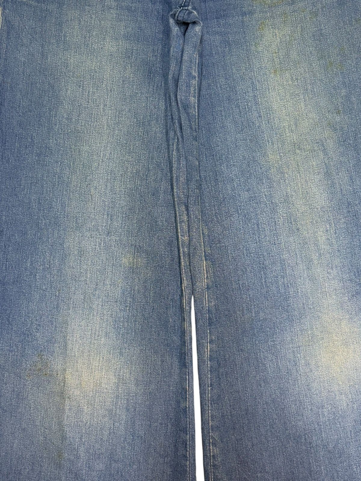 Fubu Vintage Japanese Brand Blue Wash Baggy Flare Jeans Size 25" / US 0 / IT 36 - 3 Thumbnail