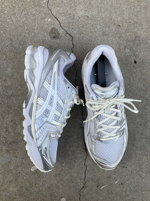 Asics ASICS Gel-Kayano 14 JJJJound Silver White | Grailed