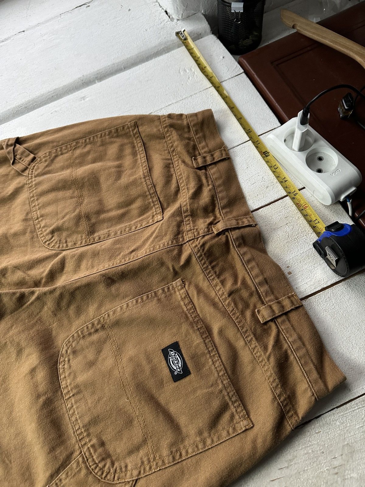 Dickies MUSTARD DICKIES 🚨 CARGO PANTS Y2K SK8 BAGGY MULTIPOCKET Size US 34 / EU 50 - 9 Thumbnail