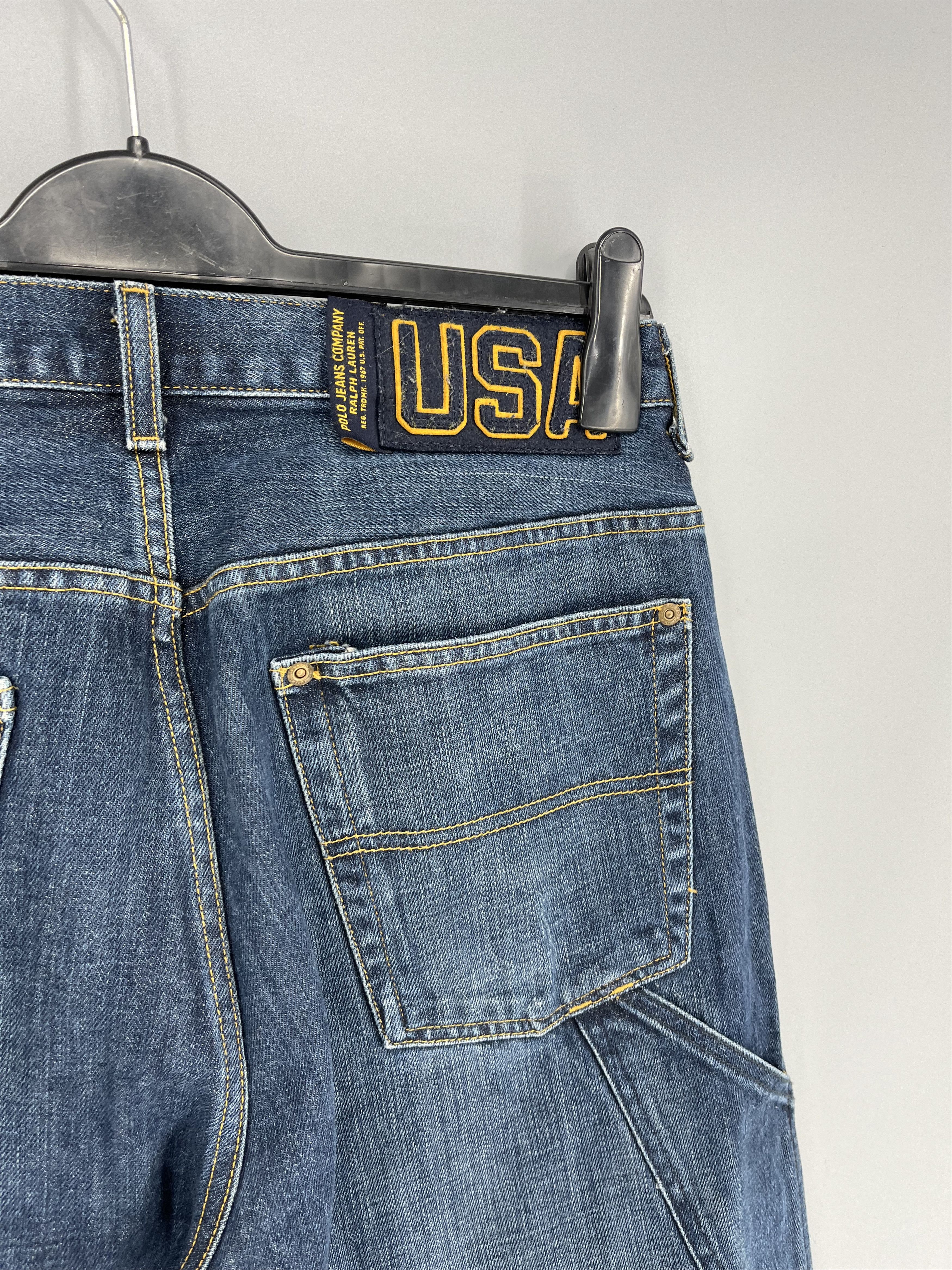 Polo Ralph Lauren Rare Vintage POLO RALPH LAUREN Made In USA Denim Jeans Size US 32 / EU 48 - 8 Thumbnail