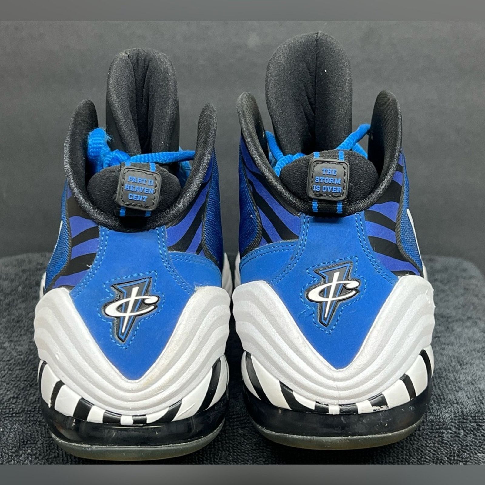 Nike Size 11 - Nike Air Penny 5 Memphis Tigers Blue Black Suede Size US 11 / EU 44 - 4 Thumbnail