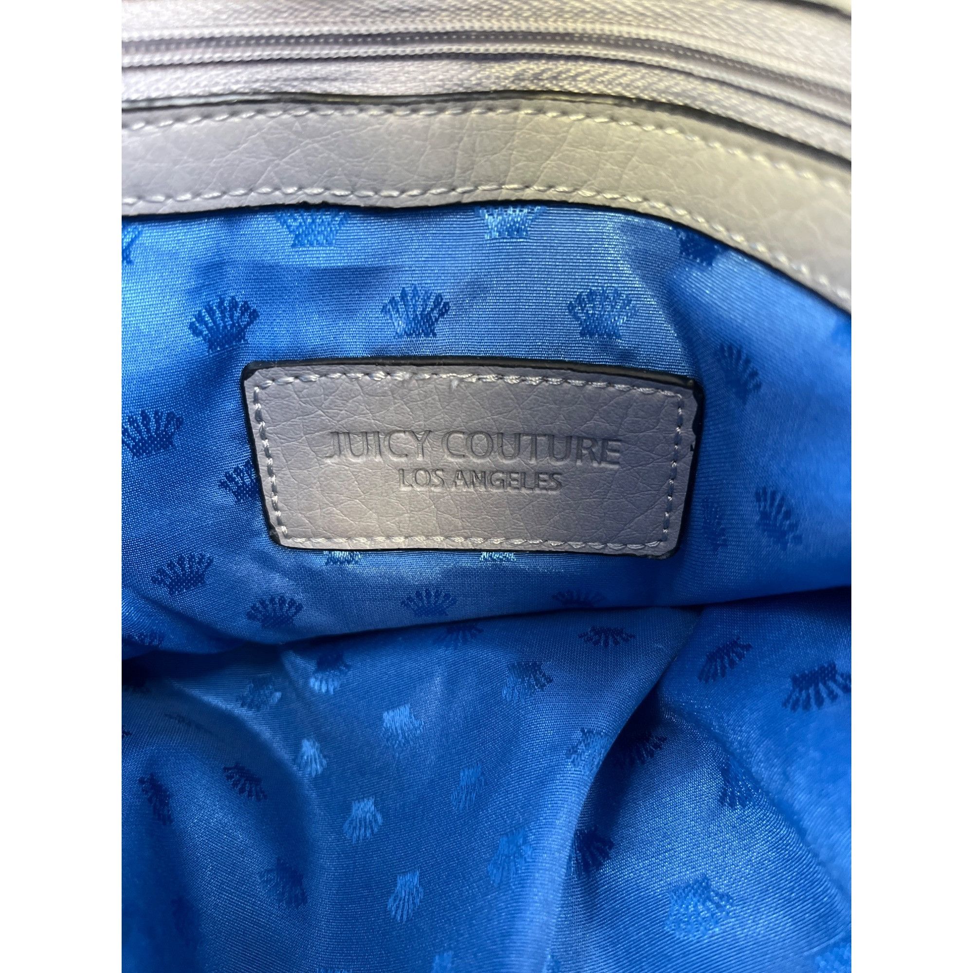 Juicy Couture Juicy Couture Women's Grey Leather Shoulder/Crossbody Bag SK Size ONE SIZE - 8 Thumbnail