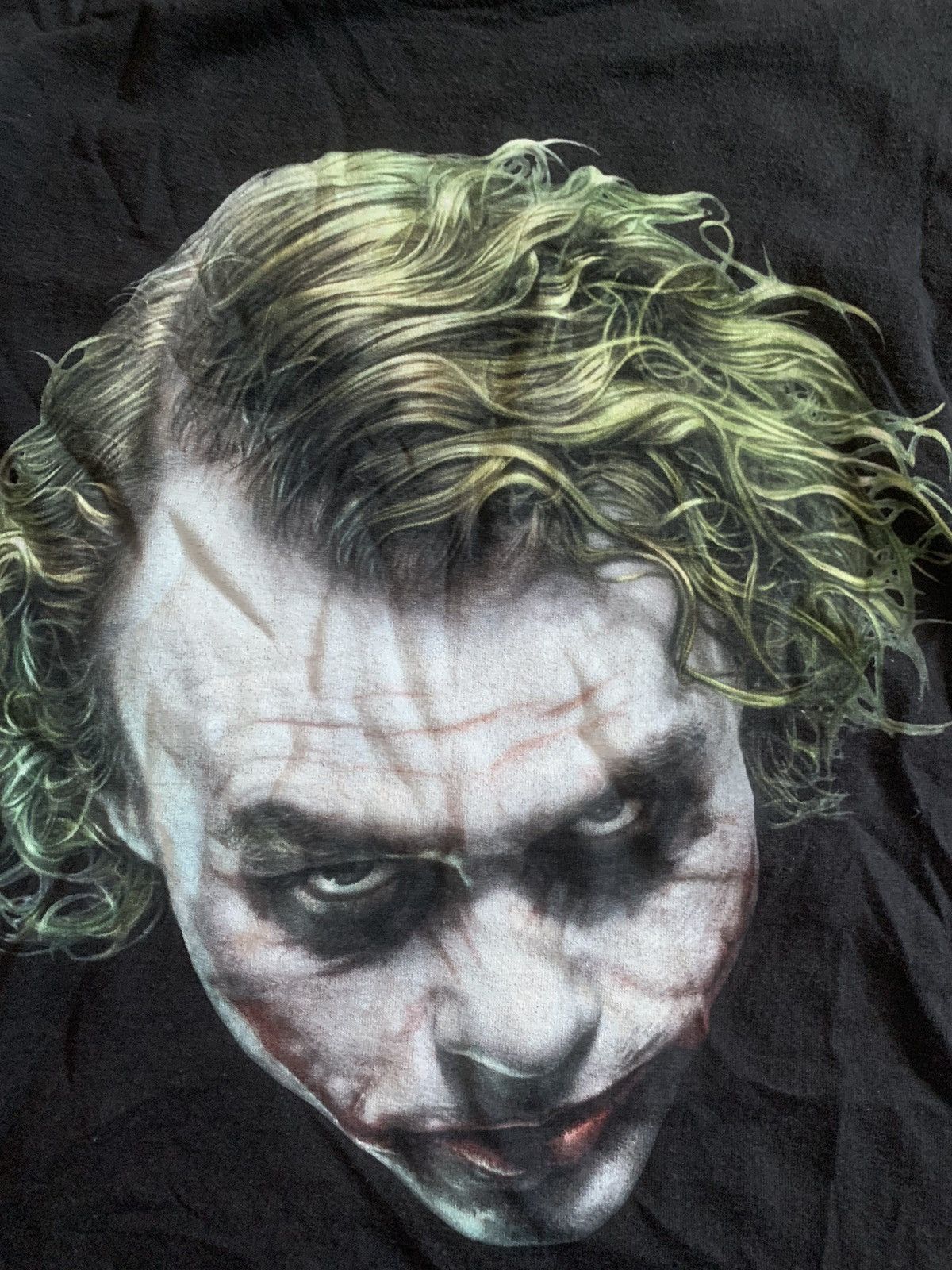 DC Comics × Vintage The Dark Knight 2008 Heath Ledger Joker Movie Promo T-Shirt Size US S / EU 44-46 / 1 - 5 Thumbnail