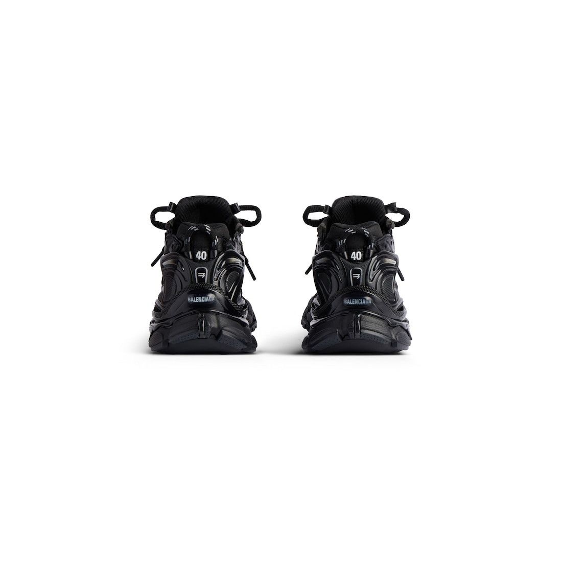 Balenciaga × Under Armour o1w1db10625 Under Armour® Runner Ripstop Sneakers in Black Size US 10 / IT 40 - 6 Thumbnail
