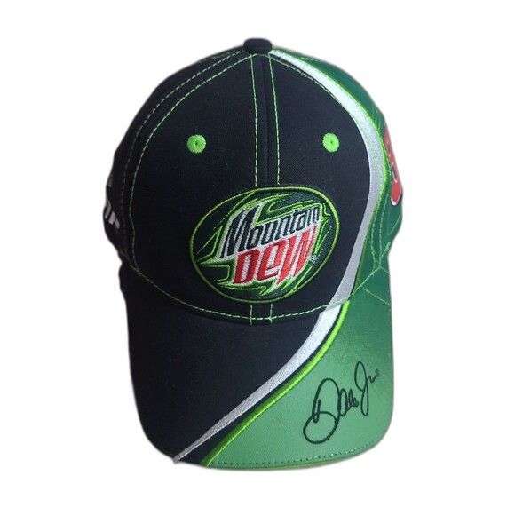NASCAR Vintage Mountain Dew Dale Earnhardt Jr. hat #88 Size ONE SIZE - 2 Thumbnail