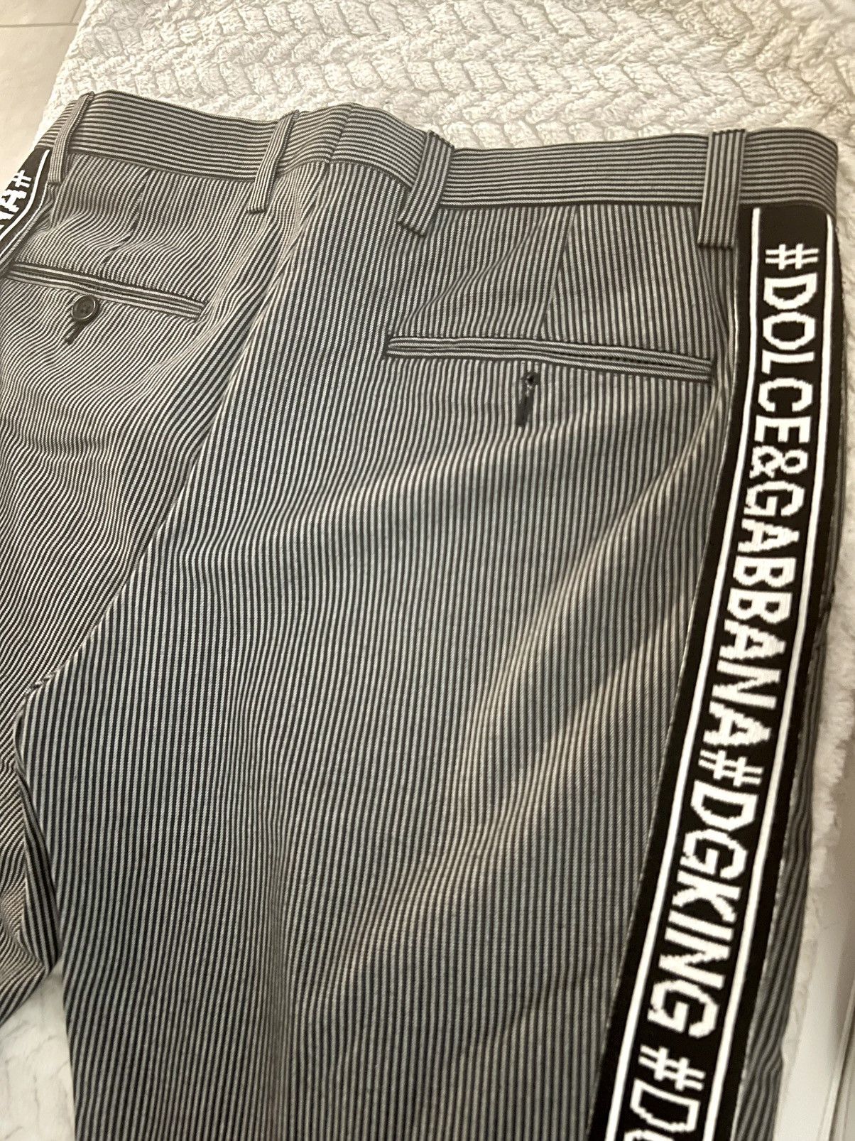 Dolce & Gabbana RARE Pair Of Vintage Dolce & Gabbana Trouser In Grey Size US 30 / EU 46 - 1 Thumbnail