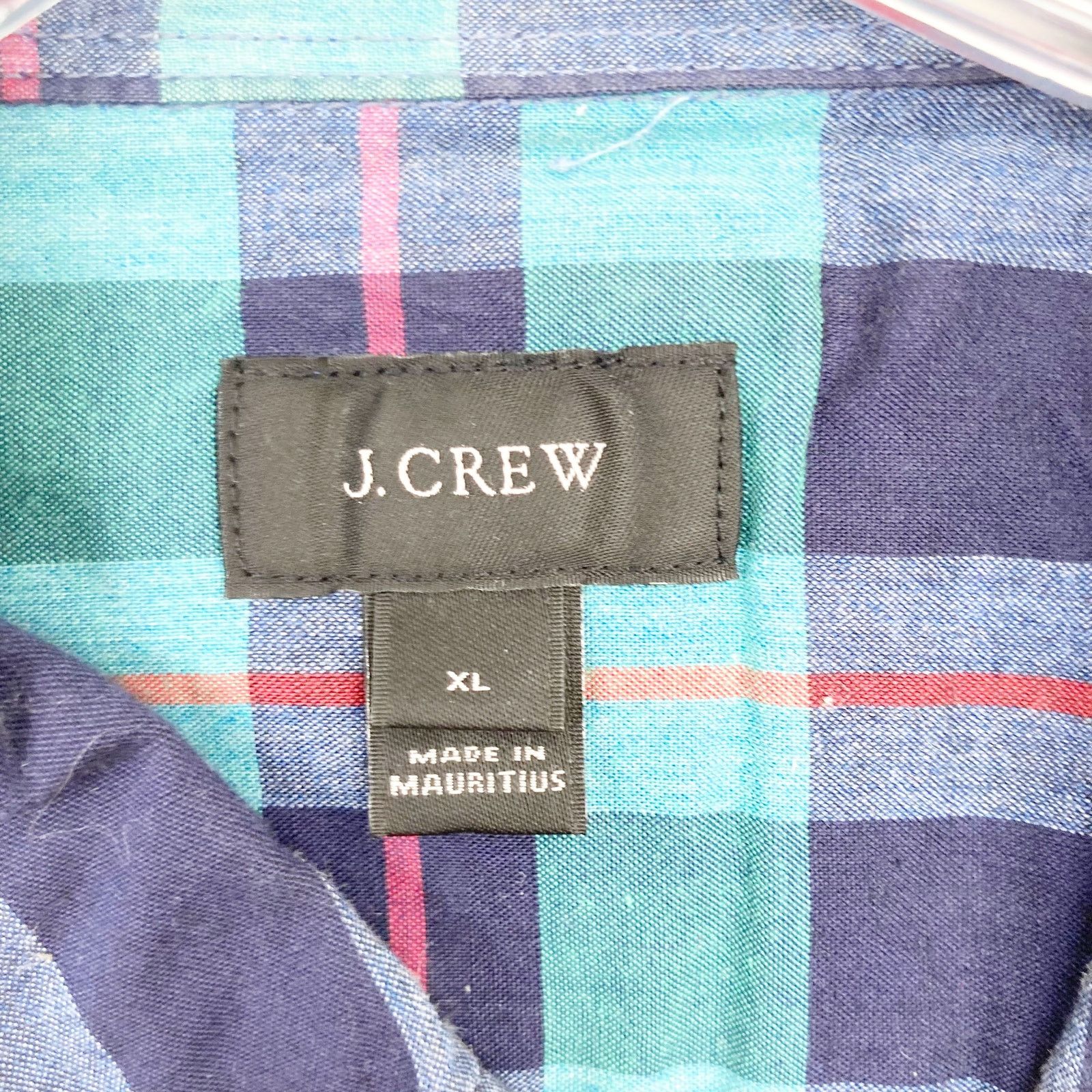 J.Crew J. Crew Blue Green Plaid Long Sleeve Button Down Sz XL Size US XL / EU 56 / 4 - 2 Thumbnail