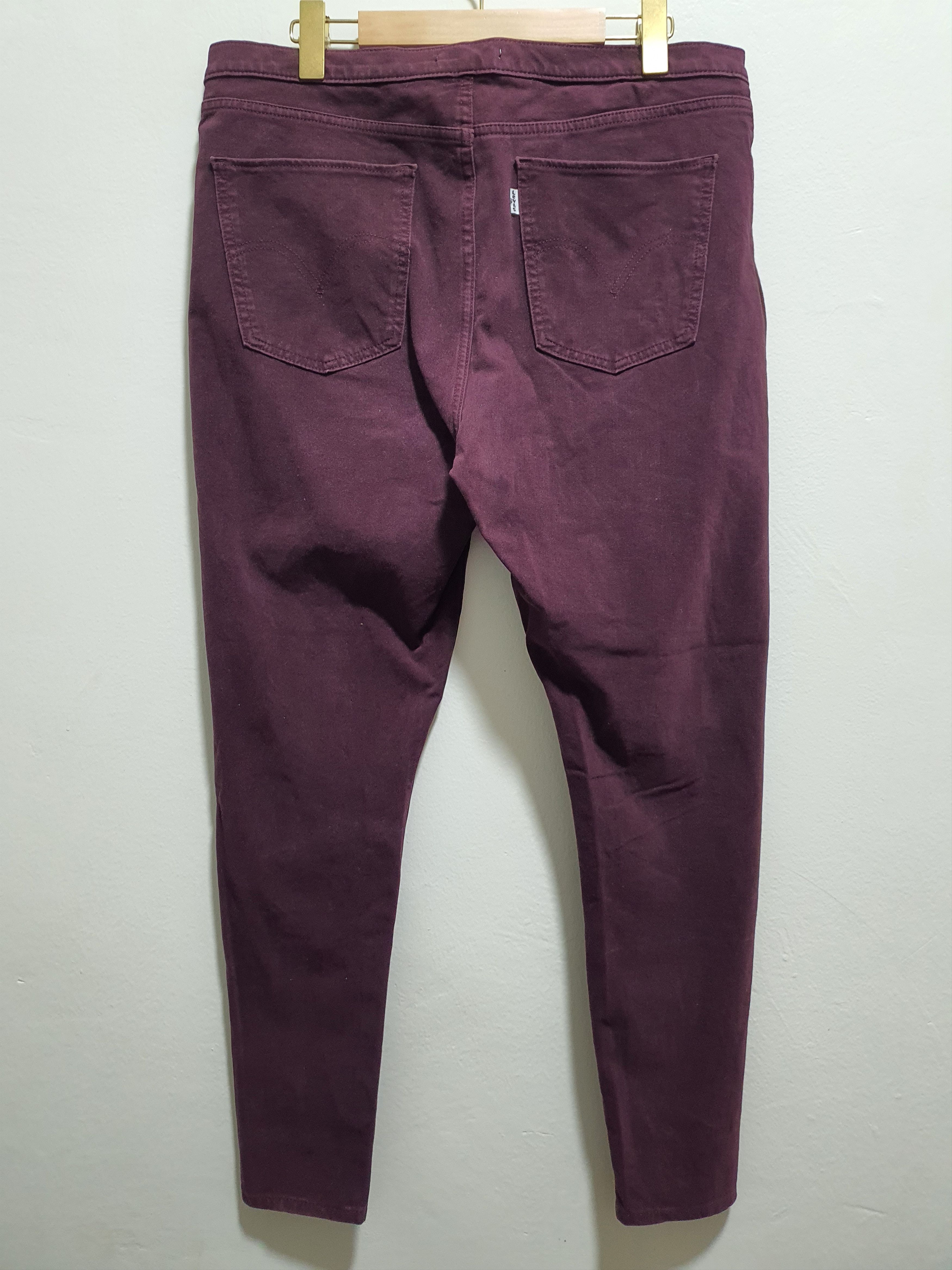 Levi's LEVI’S (NO FRONT POCKET) 35”/38” SUPER SKINNY STRETCHABLE Size US 35 - 2 Thumbnail