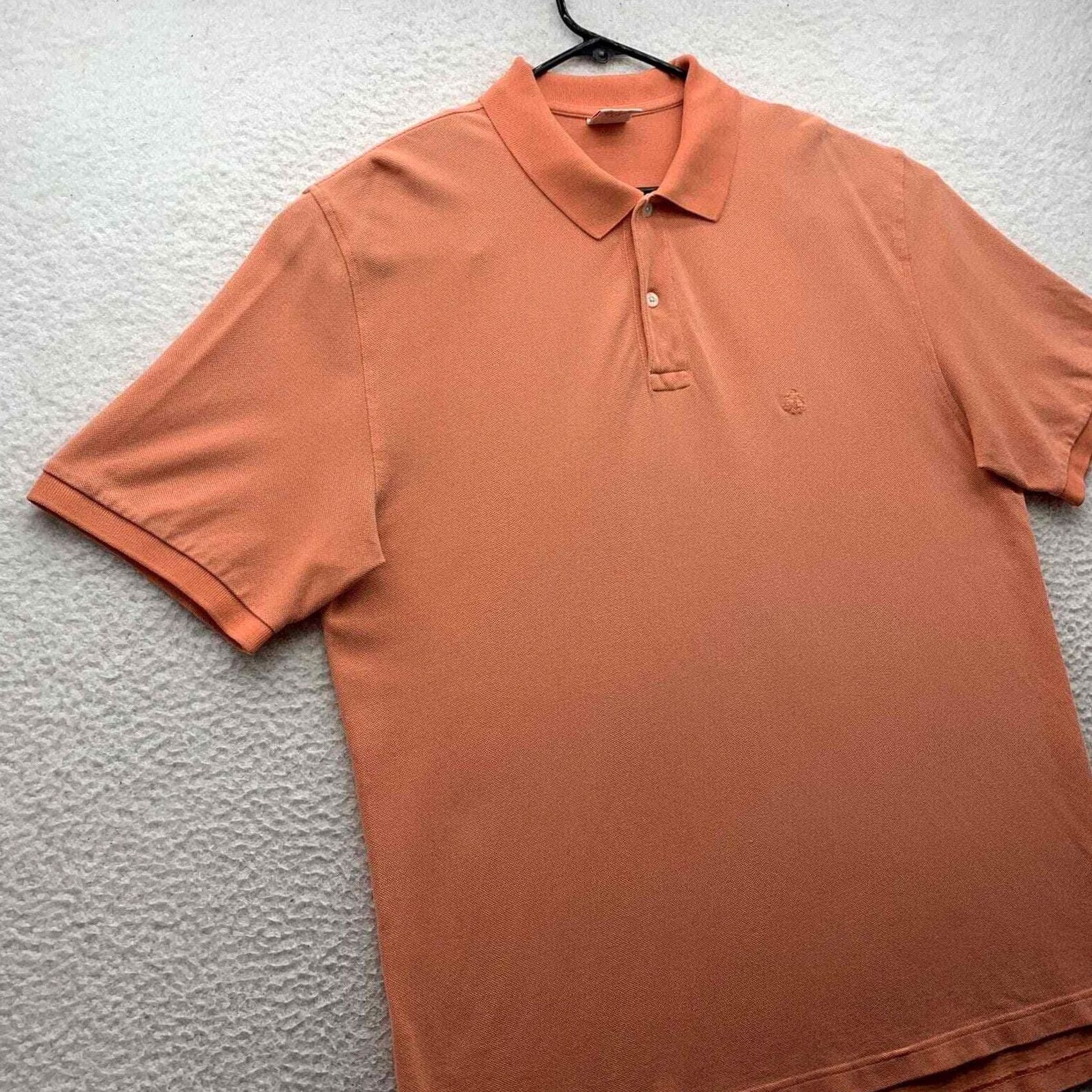 Brooks Brothers VINTAGE Brooks Brothers Polo Shirt Mens XL Orange Performance Preppy Dad Size US XL / EU 56 / 4 - 3 Thumbnail