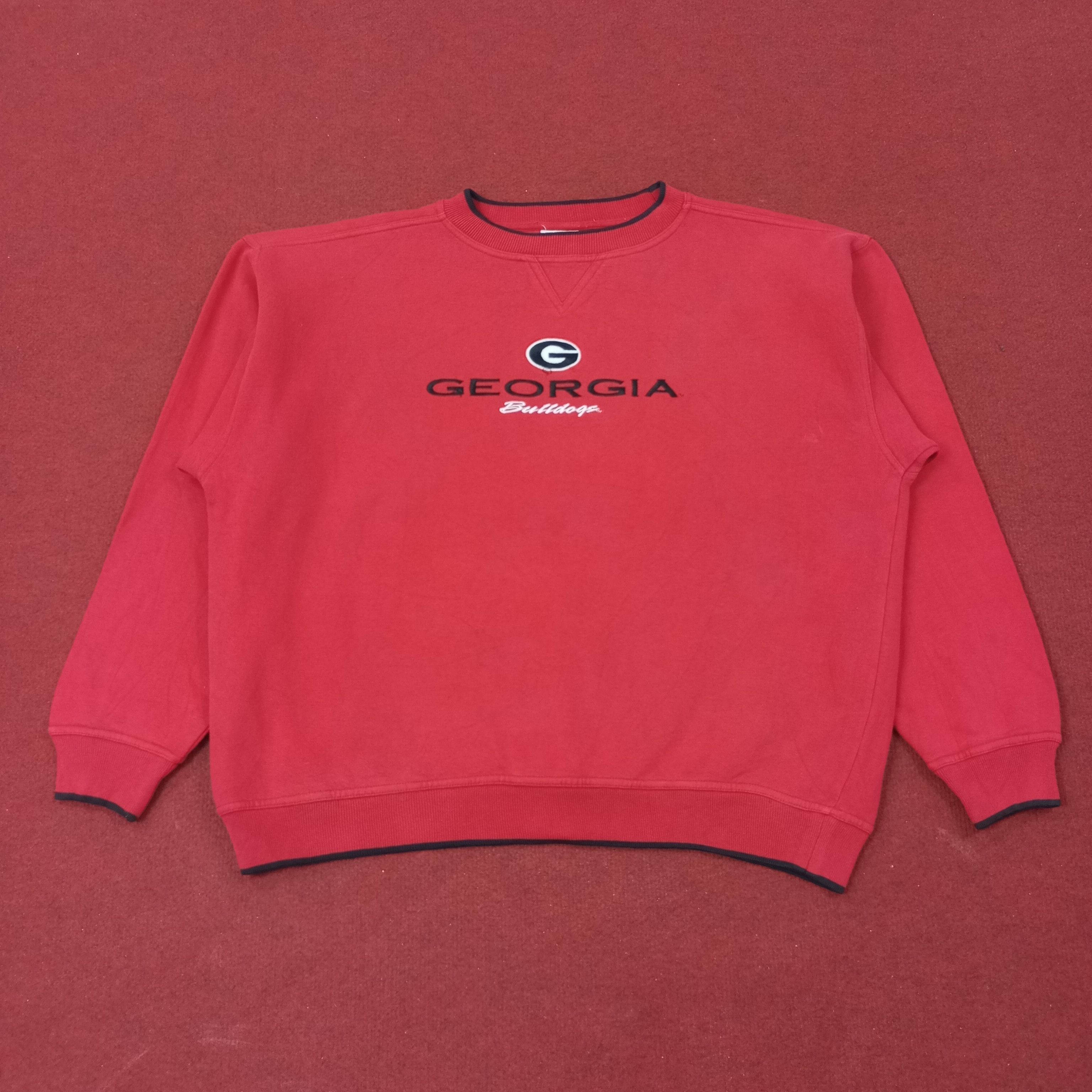 Vintage Georgia Bulldogs Football Team Sweatshirt c243n36 Size US XXL / EU 58 / 5 - 1 Thumbnail