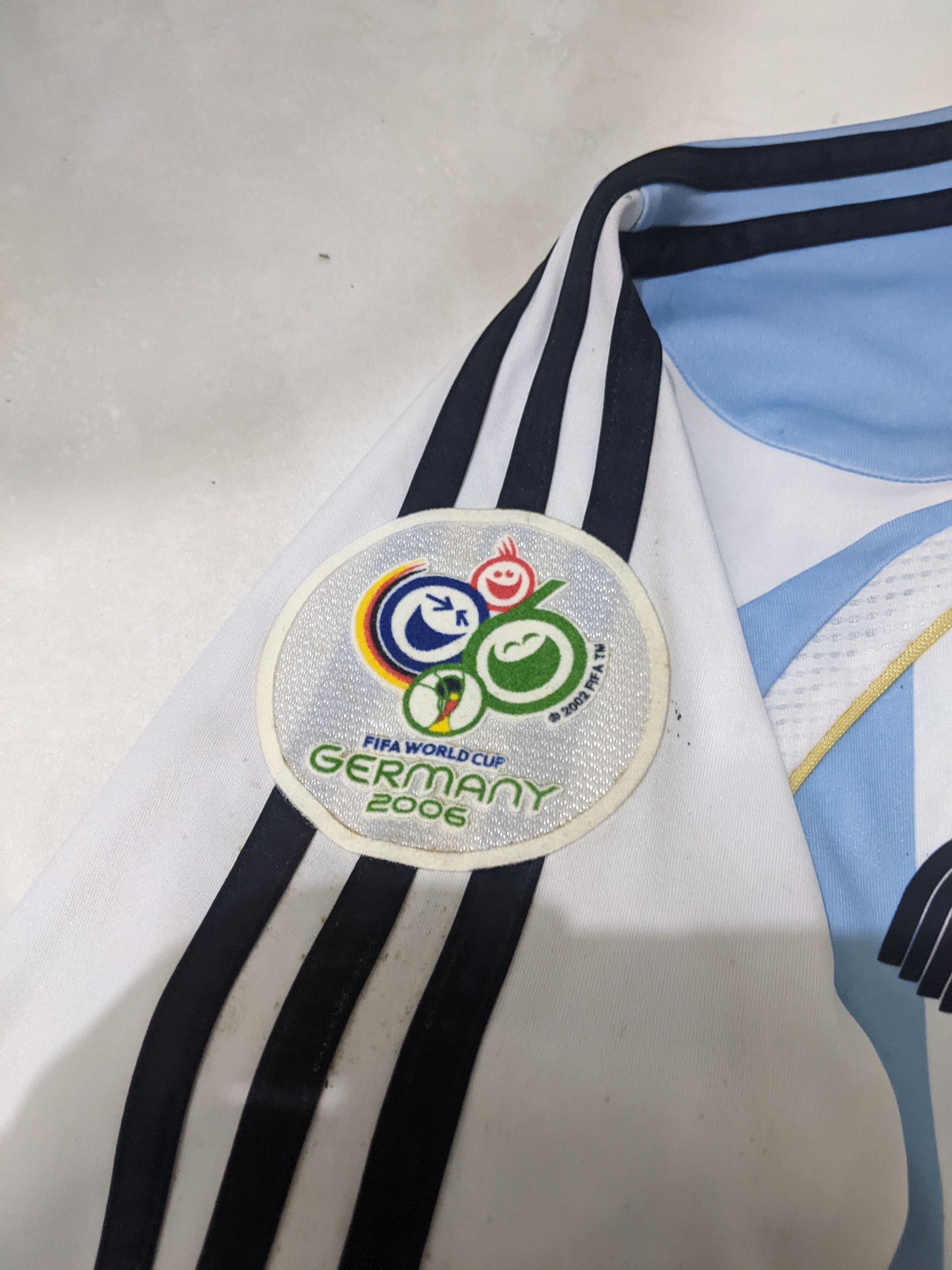 Adidas Jersey world cup 2006 home Riquelme football shirt Size US M / EU 48-50 / 2 - 12 Thumbnail
