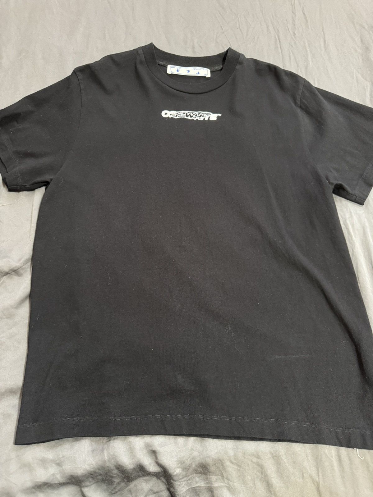 Off-White Off white logo and back graphic t shirt Size US XS / EU 42 / 0 - 1 Thumbnail