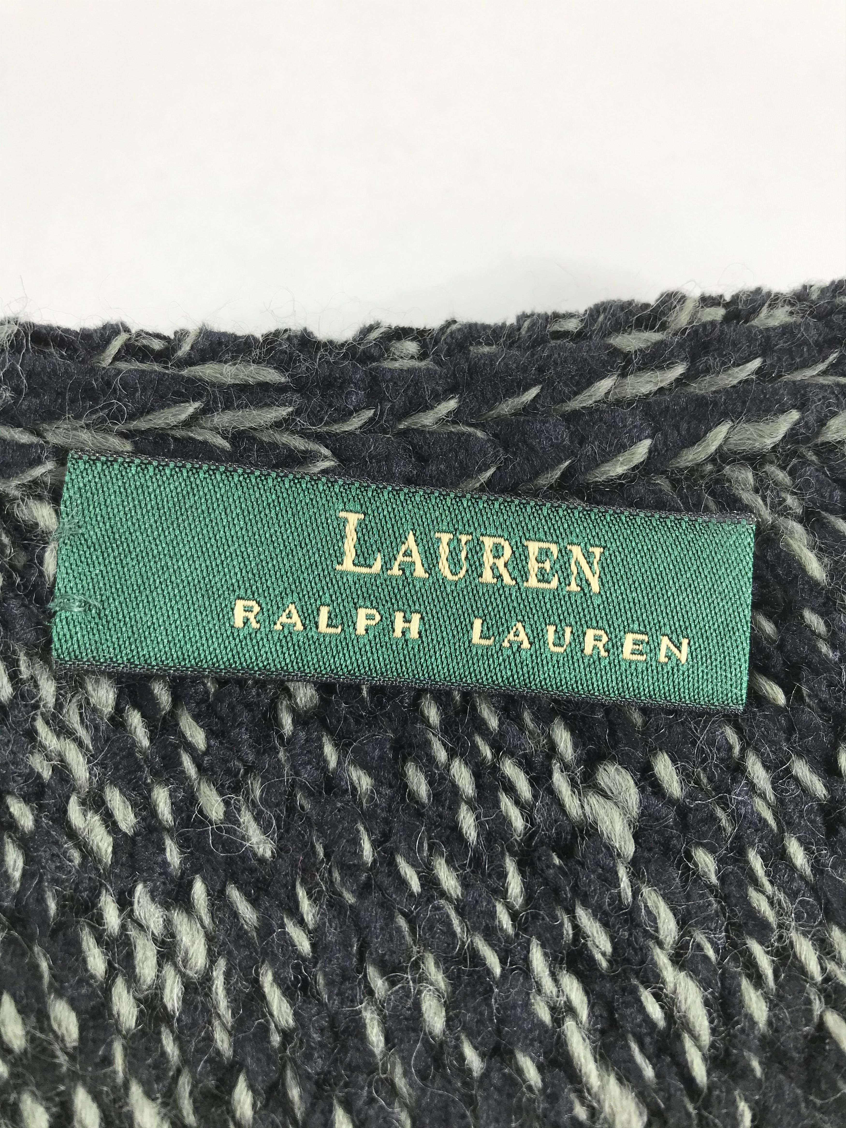 Lauren Ralph Lauren Lauren Ralph Lauren Knit Wool Scarf Muffler V536 Size ONE SIZE - 4 Thumbnail
