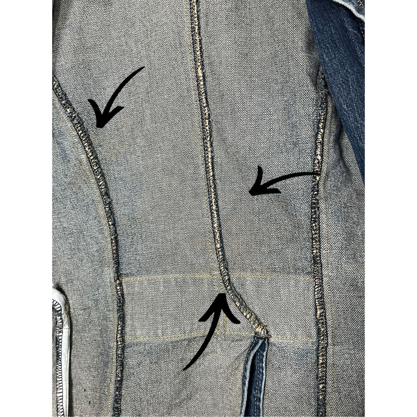 Old Navy Vintage Old Navy Women's Y2K 100% Cotton Denim Jean Jacket S Size S / US 4 / IT 40 - 9 Thumbnail