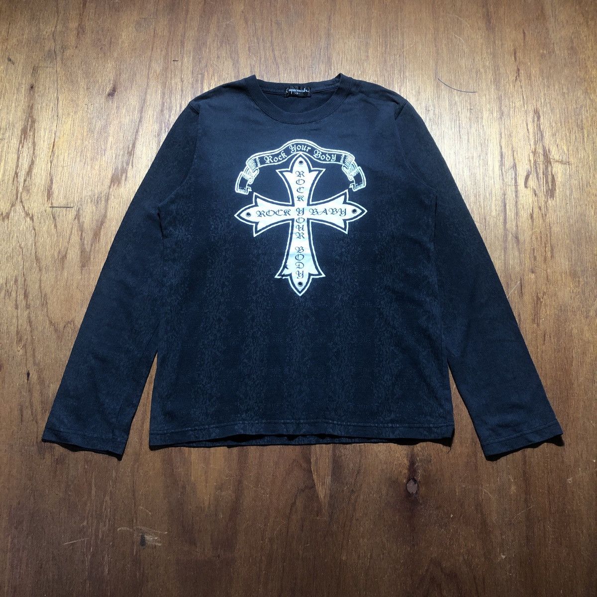 Japanese Brand × Seditionaries × Vintage Spinash Cross Logo Long Sleeve Tee Size US M / EU 48-50 / 2 - 2 Thumbnail
