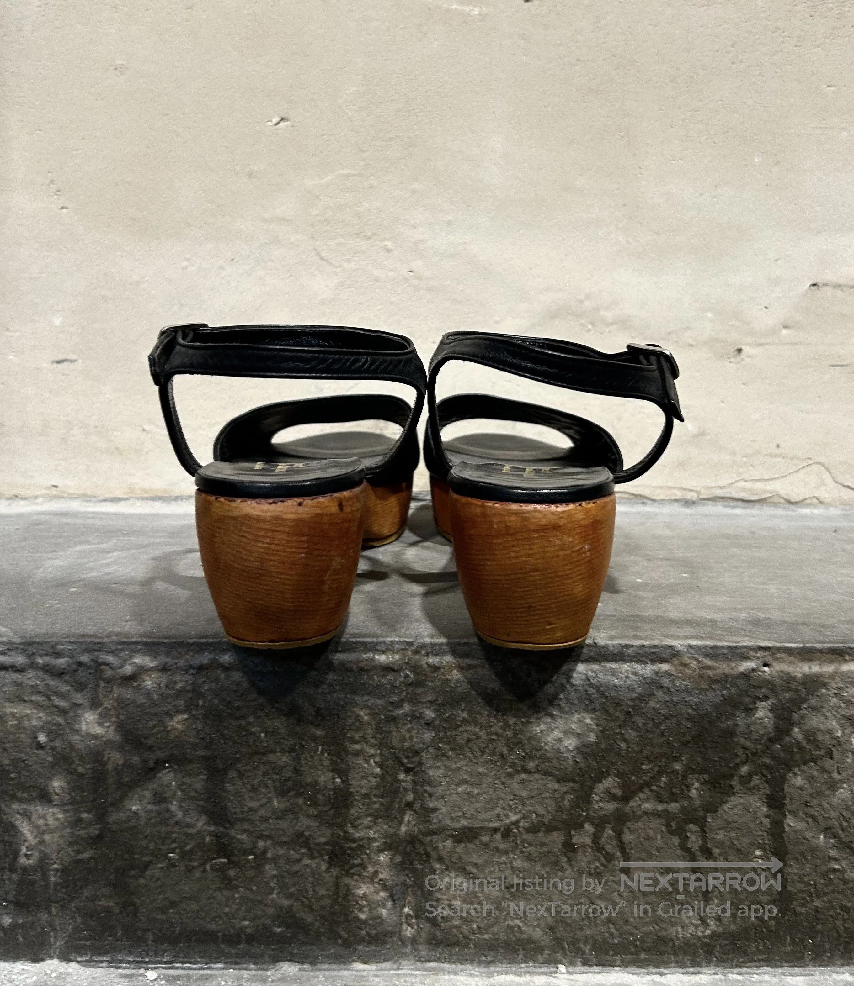 Tricot Comme des Garcons COMME des GARÇONS 90s Wooden Panel Leather Shoes. Size US 5 / IT 35 - 4 Thumbnail