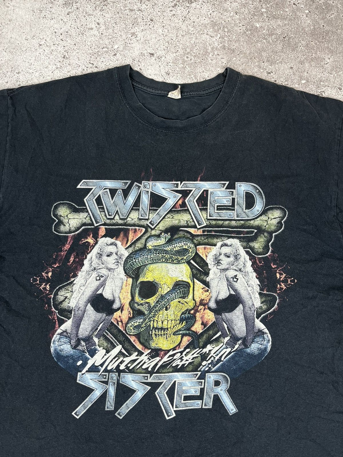 Band Tees × Vintage Twisted Sister Vintage 00s T Shirt y2k Size US XL / EU 56 / 4 - 4 Thumbnail